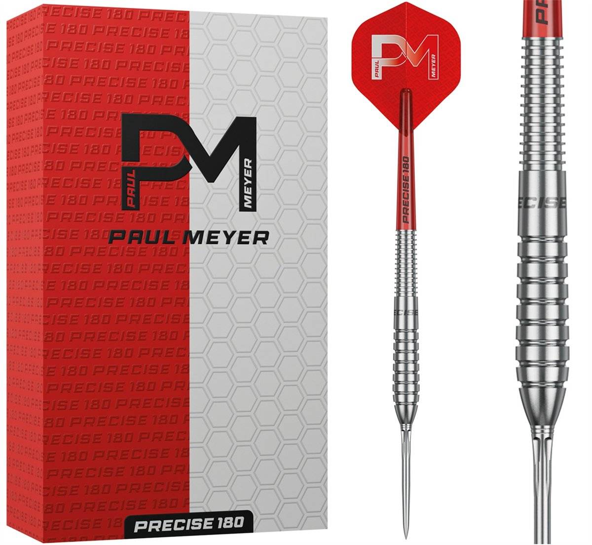 Precise180 Paul Meyer 90% Steeldarts 22/24/26 Gramm Steeldarts