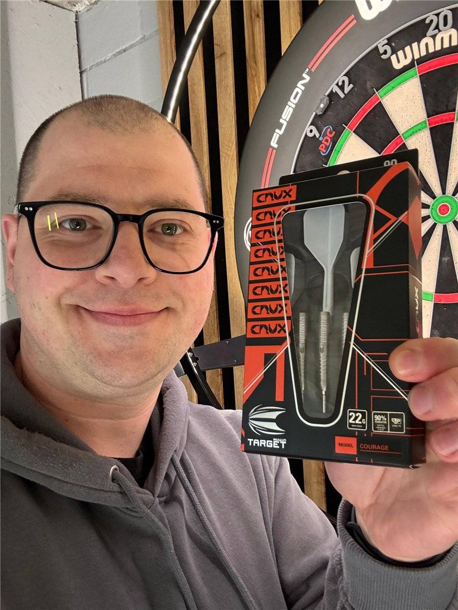 Target Crux Japan Courage Swiss Point 90% Steeldarts 22 Gramm Steeldarts