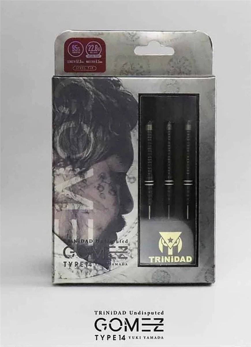 Trinidad Undisputed Darts Gomez 14 95% Steeldarts 22,8 Gram