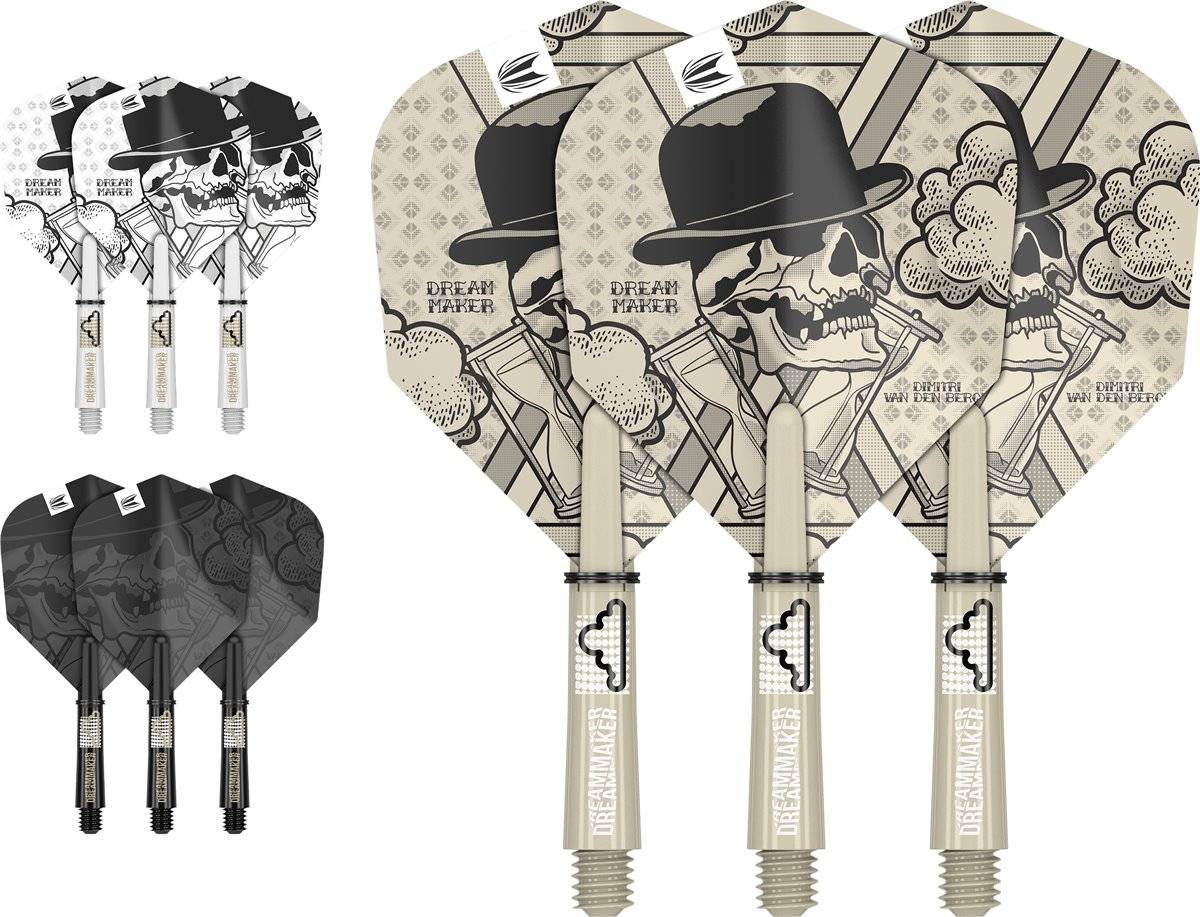 Target 3 Set Shaft/Flights NO6 INK Kit Dimitri van den Bergh 2023 Flights