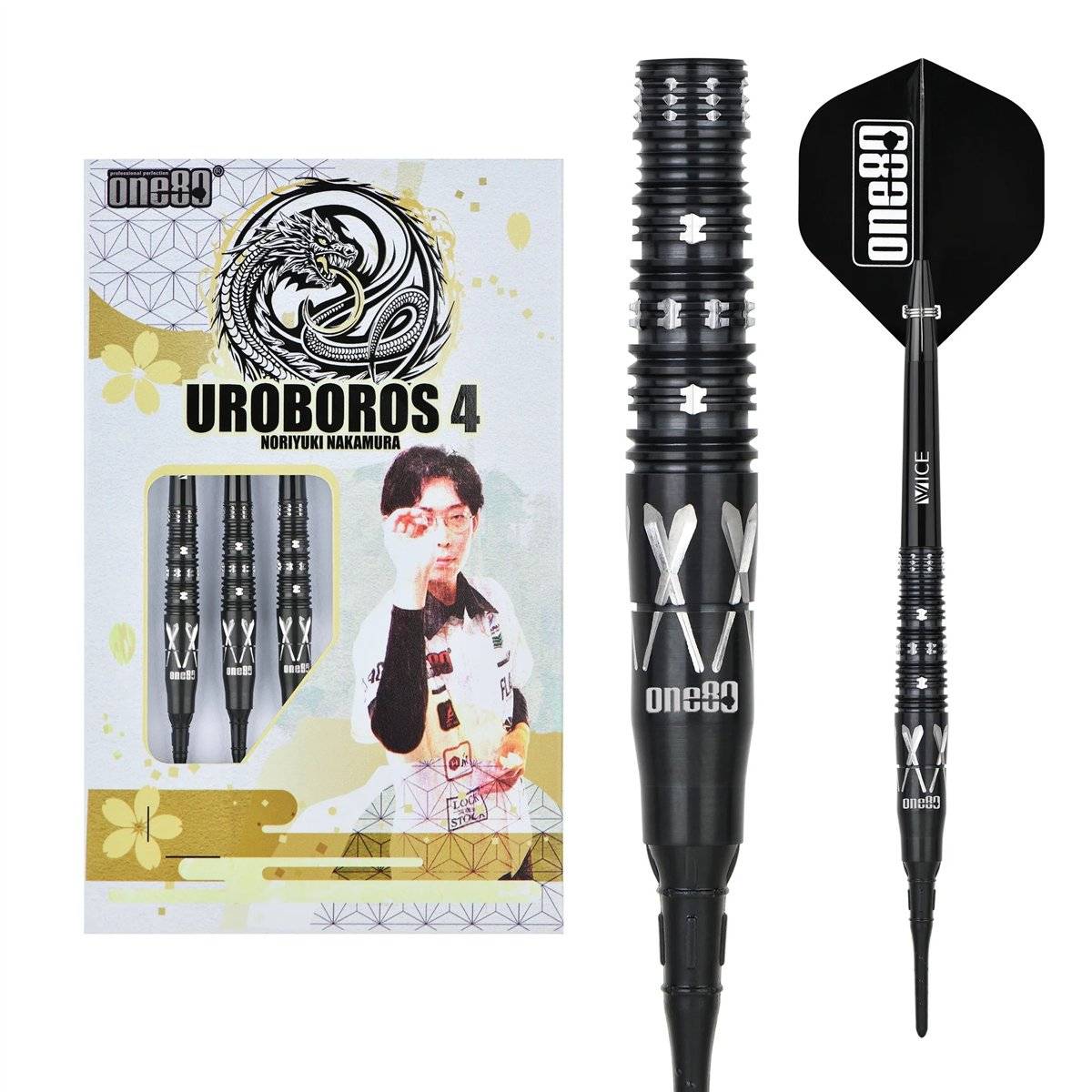 ONE80 Noriyuki Nakamura V4 Signature Softdart 21 Gramm Softdarts