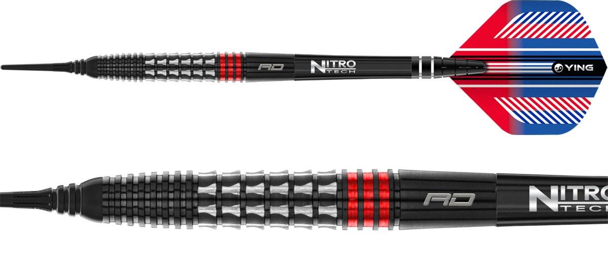 RedDragon Luke Humphries TX2 Atomised 90% Fléchettes souples 20 Grammes Softdarts