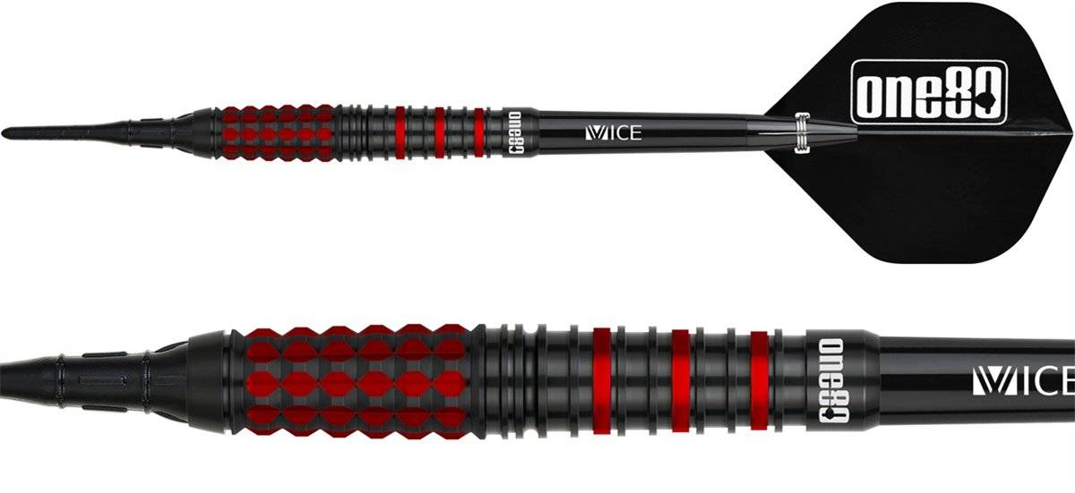 One80 Terry Tan Black Red 90% Softdarts 20 Gramm Softdarts
