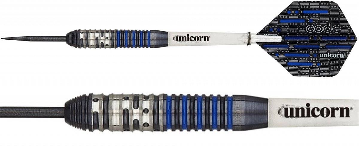 Unicorn Code Blau Steeldart 21 Gramm Steeldarts