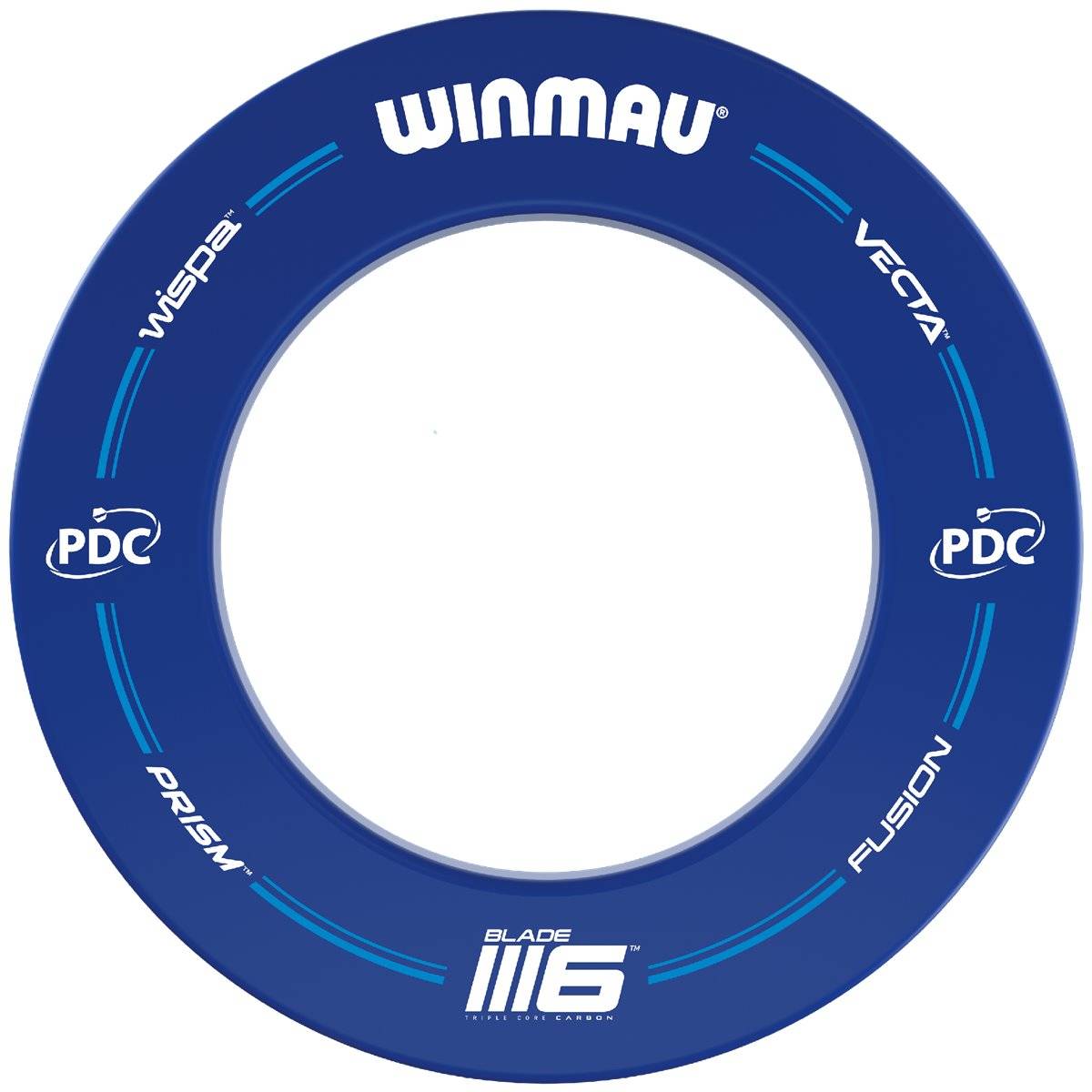 1 tlg. Winmau PDC Dart Catchring Dart Surround Blau Auffangring