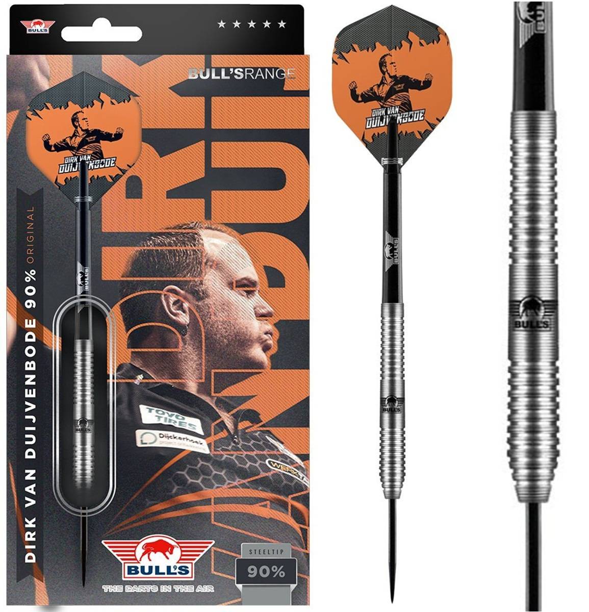 Bull´s Dirk van Duijvenbode 90% Steeldarts 23/24 Gramm Steeldarts