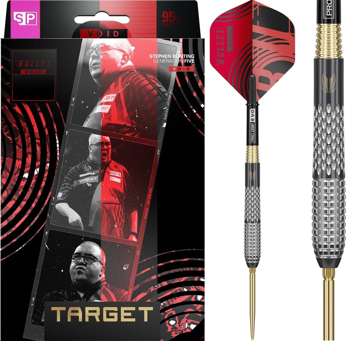Target Stephen Bunting G5 Void Swiss Point 95% Steeldarts 18/22/23/25 Gramm Steeldarts