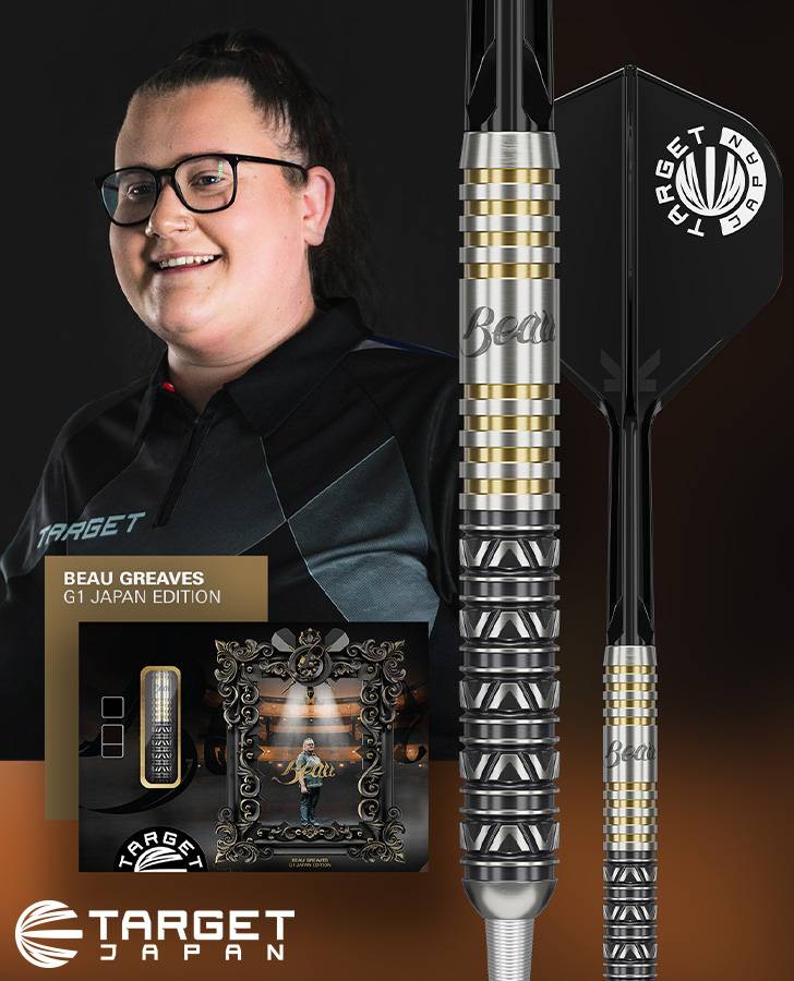 Target Beau Greaves Japan Edition Swiss Point 90% Steeldarts 22/23