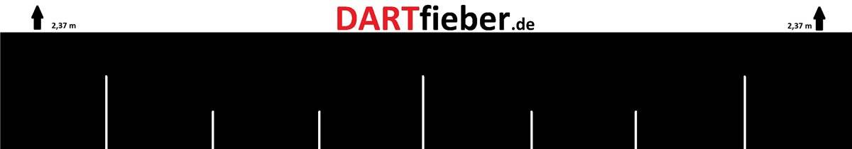1 Stück Abwurflinie Dartfieber mini Abwurflinie