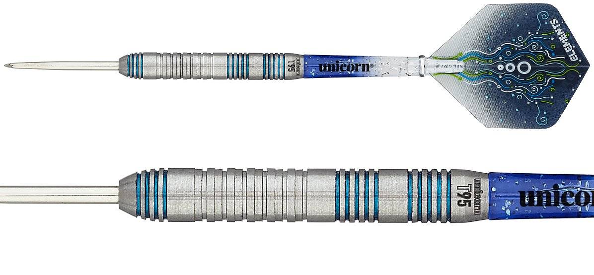 Unicorn Core T95 2 Blue Blau Steeldart 25 Gramm Steeldarts