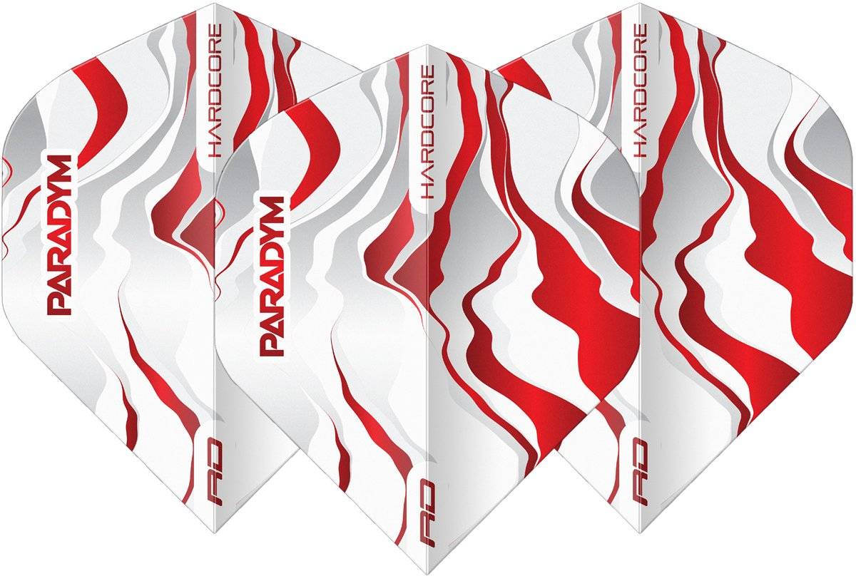 Reddragon Dartflight Hardcore Premium Paradym Red Standard Flights