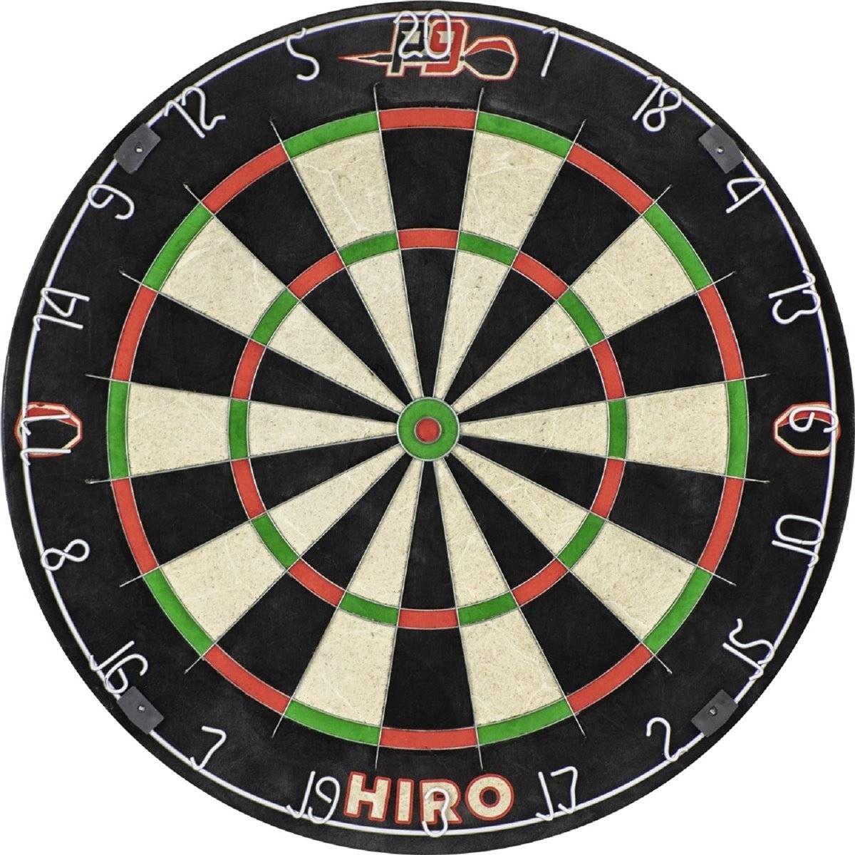 B-Ware P9 Dartboard "Hiro" inkl. Wandhalterung Bristle Board