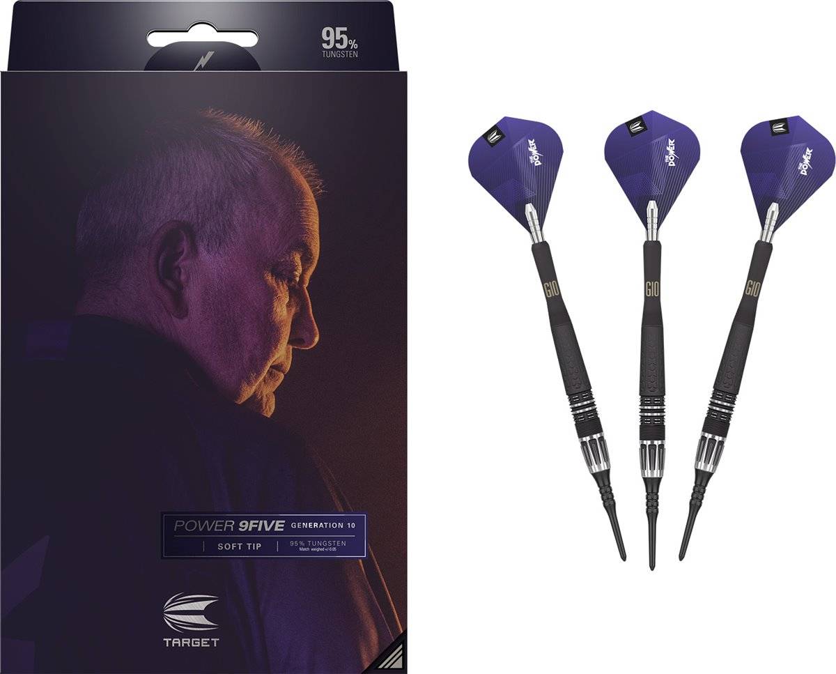 Target Phil Taylor Power 9Five GEN 10 G10 95% Softdart 18/20 Gram