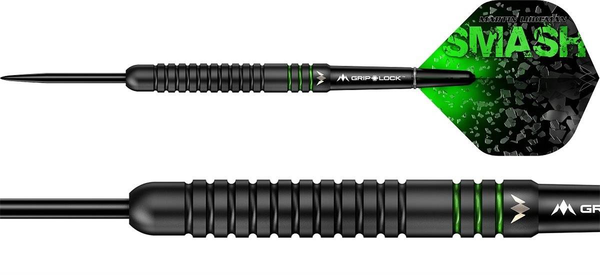 Mission Martin Lukeman Smash Black Titanium Steeldarts 25 Gram Steeldarts