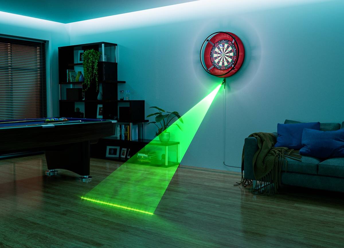 Target MOD Laser Oche Abwurflinie Abwurflinie