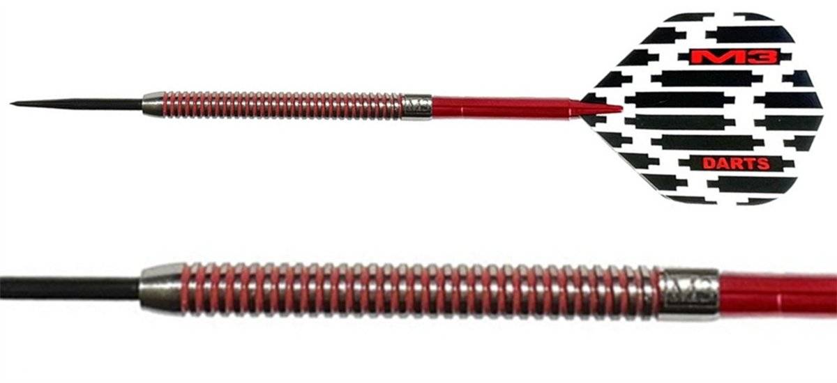 Dart-Set Steeldarts M3 Advanced Multiringed 17 Gramm Steeldarts
