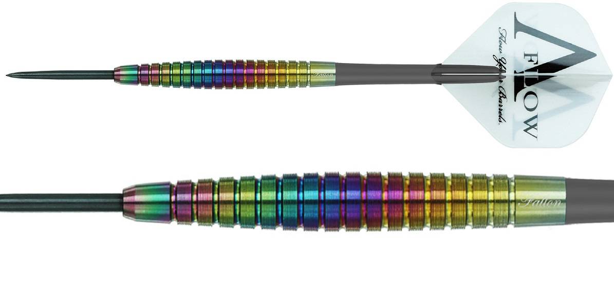 Dynasty Black Line Fallon Sherrock 3 MG Rainbow Steeldarts 23 Gramm Steeldarts