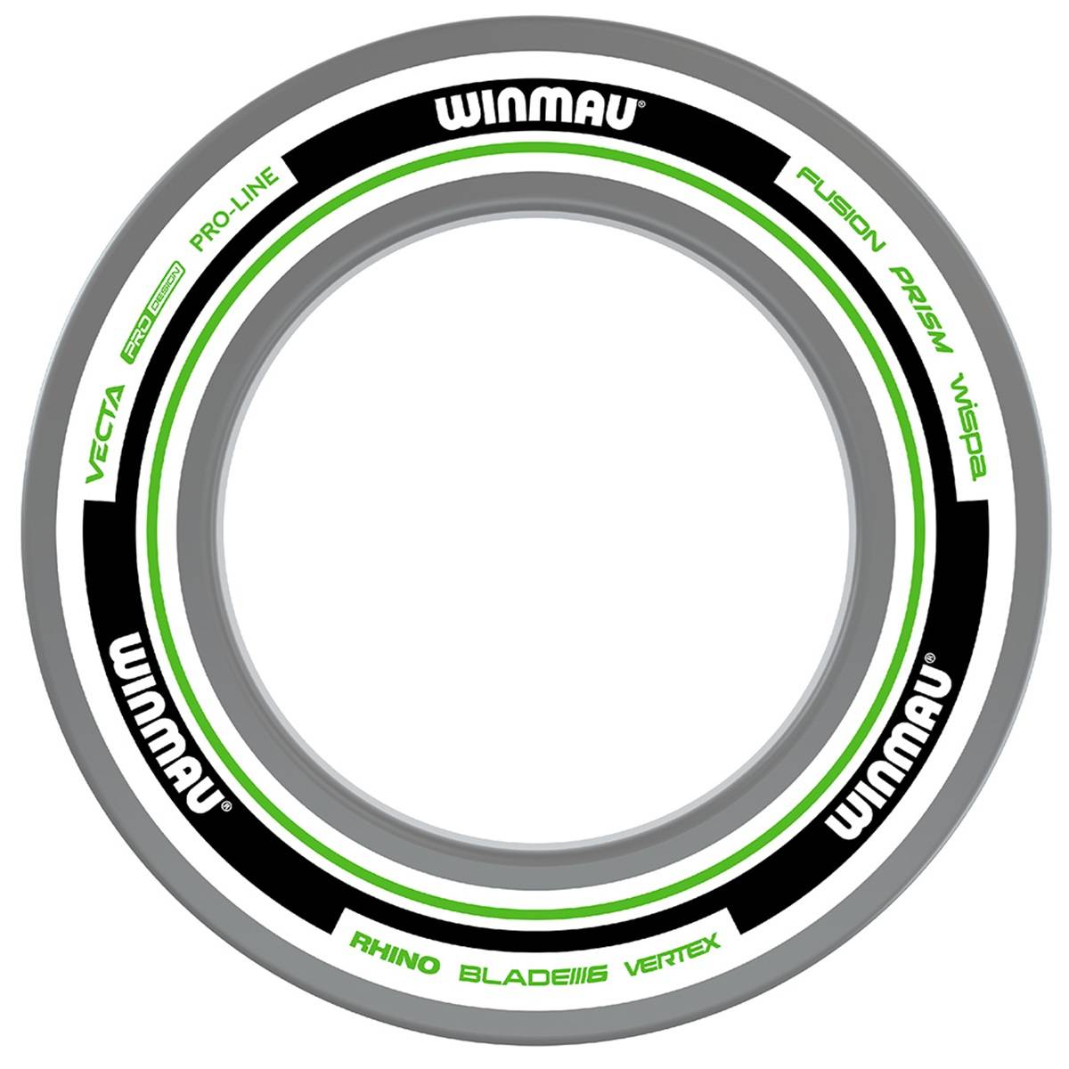 1 tlg. Winmau Advance Weiß/Grün Catchring Dart Surround Auffangring