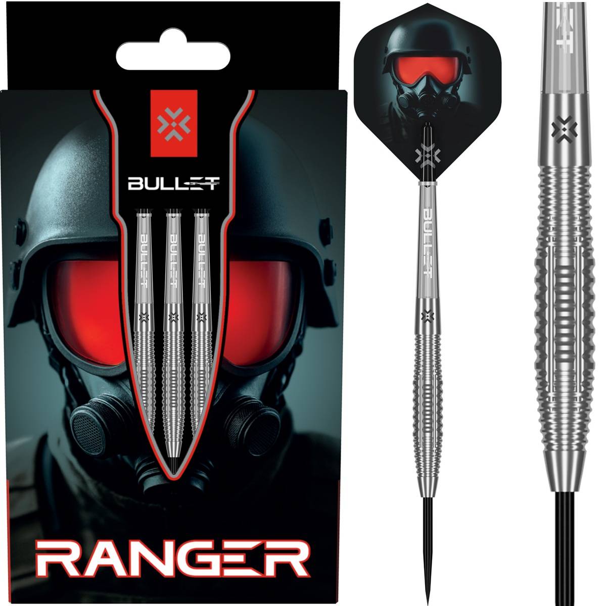 Bullet Ranger 90% Steeldarts 21/23/25 Gramm Steeldarts
