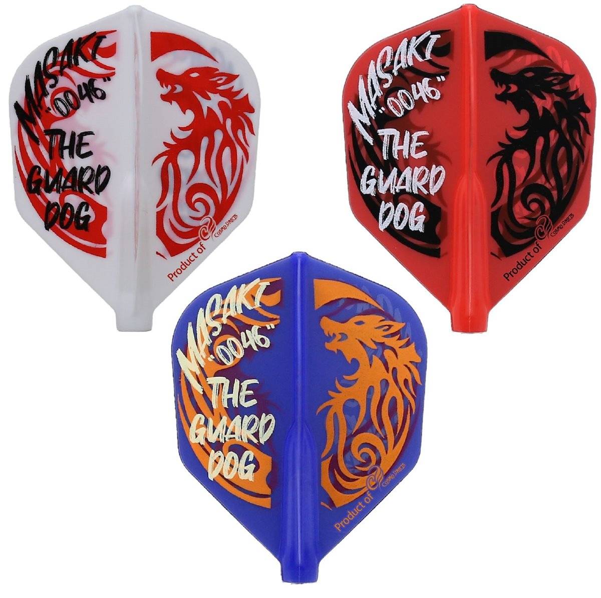 Cosmo Darts Fit Flights Air Masaki Oshiro 5 Shape Flights