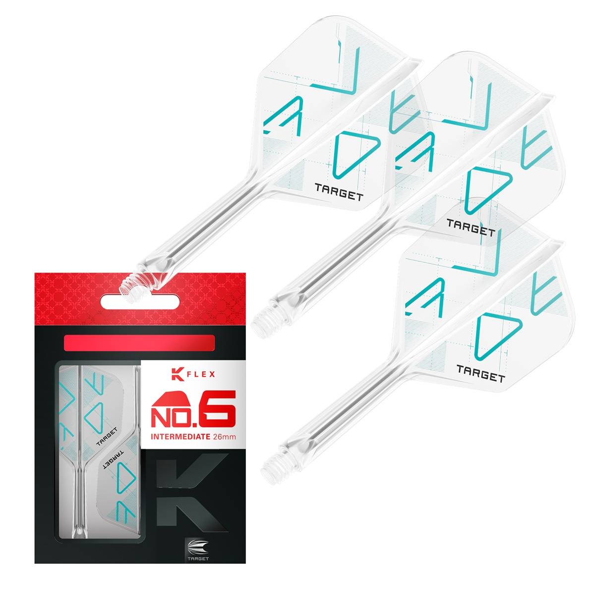 Target K-Flex Rove Shaft/Flight System Shape No6 Shafts