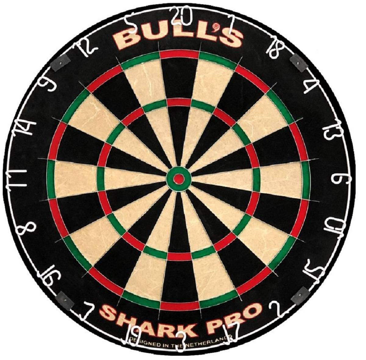 Bull's NL Shark Pro Dartboard inkl. Rotate Bracket Bristle Board