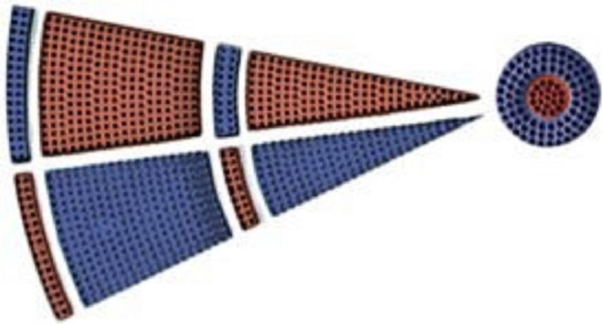 Rot-Blau Ersatzsegmente für Bulls NL Universum Segmente E-Dartscheibe Zubehör