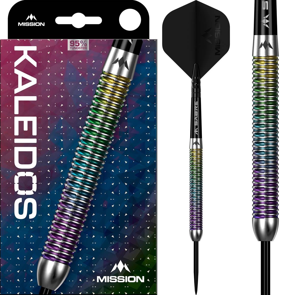 Mission Kaleidos 95% Steeldarts 21/23/25 Gramm Steeldarts