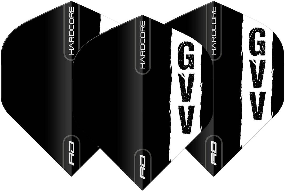 Reddragon Dartflight RD Pro Player Premium Gian van Veen Black Hardcore Standard Flights