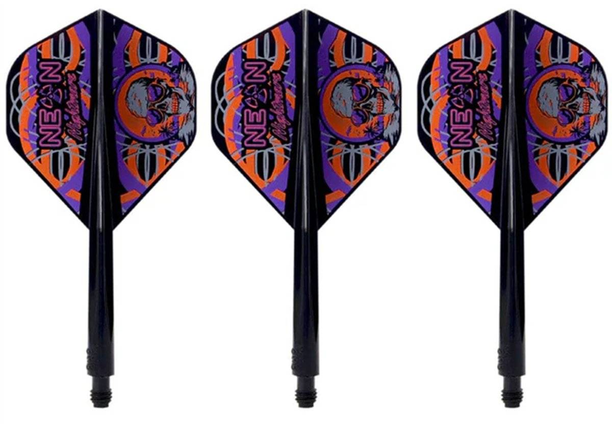 Condor Dart Flights Shafts AXE Stowe Buntz Neon Nightmare 3 Standard No2 Flights