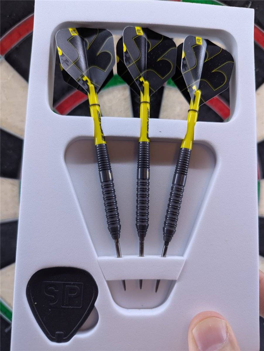 B-Ware falsche Verpackung Target BOLIDE VOID 02 90% SP Steeldarts 22 Gramm Steeldarts