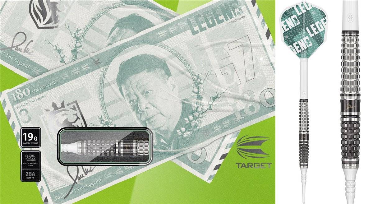 Target Paul Lim The Legend G7 Gen 7 95% Softdarts 19 Gram