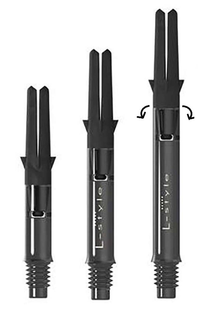 L-Style Dart Schafts L-Shaft Carbon Spinner Spin-Effekt Shafts