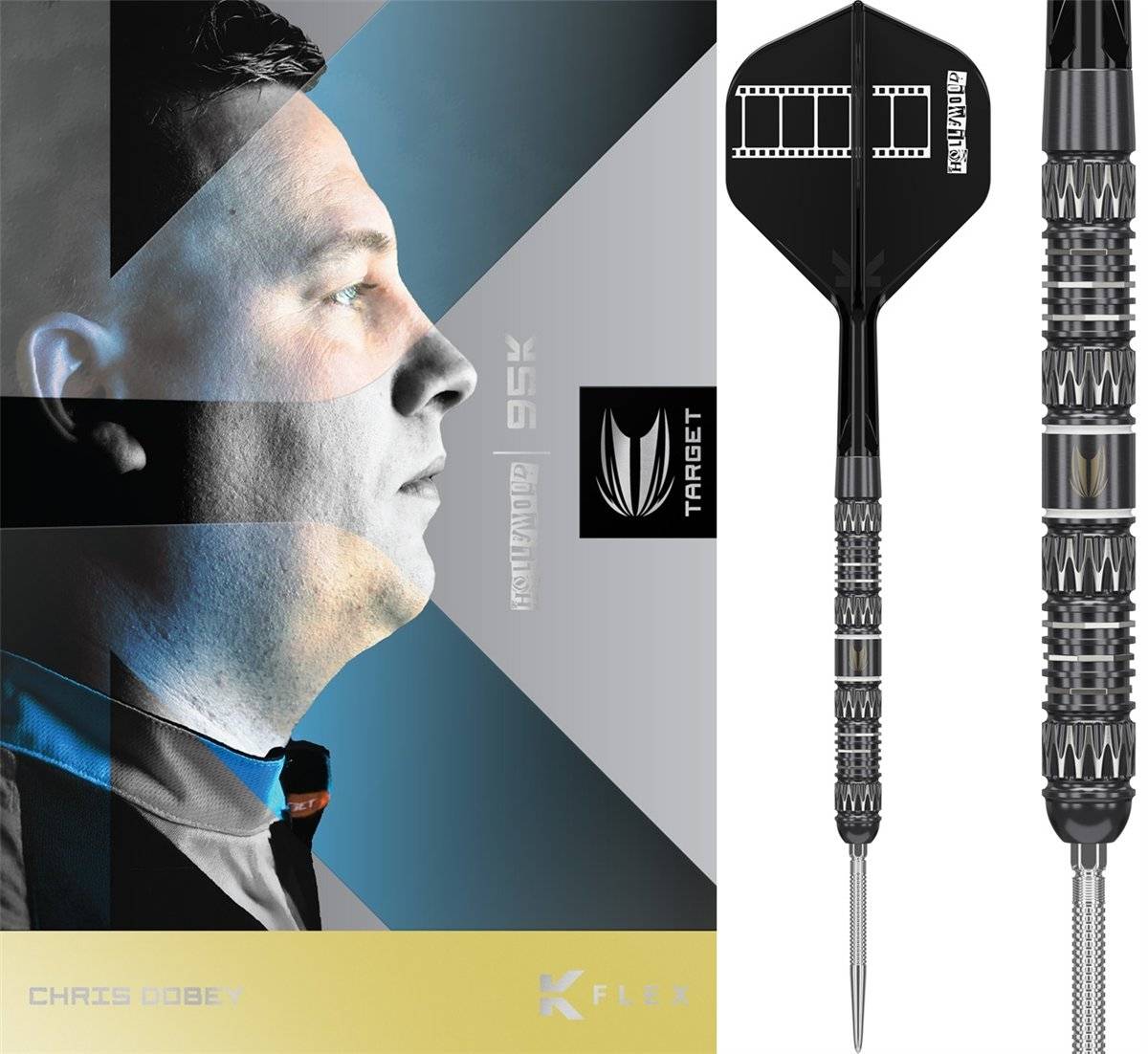 Target Chris Dobey 95K Swiss Point 95% Steeldarts 22/23/24 Gramm Steeldarts