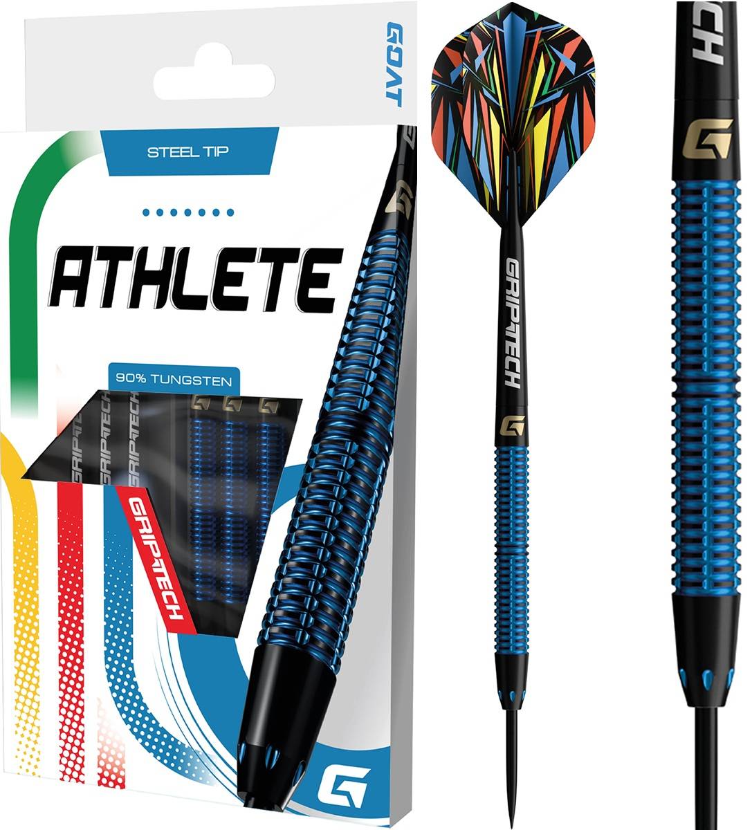 GOAT Athlete Blue 90% Steeldarts 20/22/24 Gramm Steeldarts