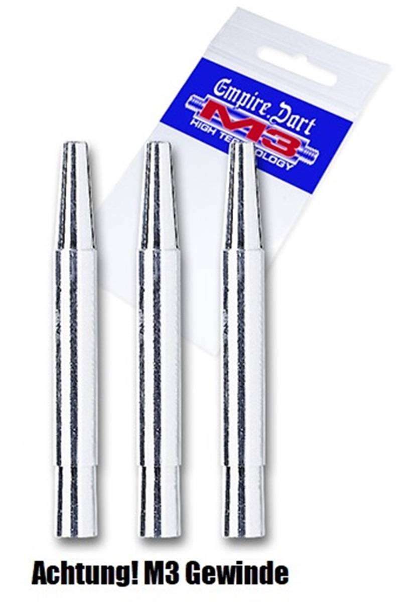 Stem-Set EMPIRE Dart M3 Alu Silver Shafts