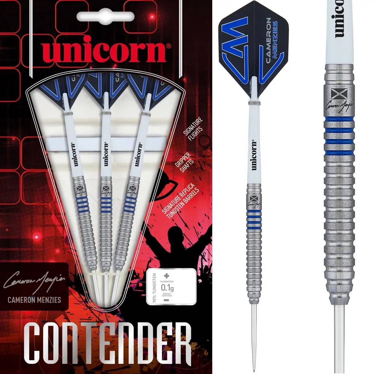 Unicorn Contender Cameron Menzies 90% Phase 2 Steeldarts 21/23/25