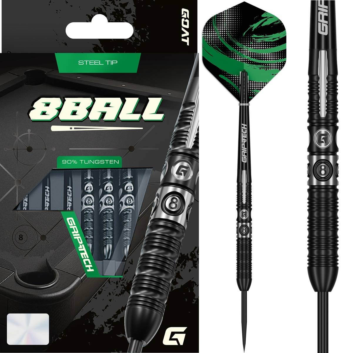 GOAT 8Ball 90% Steeldarts 22/24/26 Gramm Steeldarts