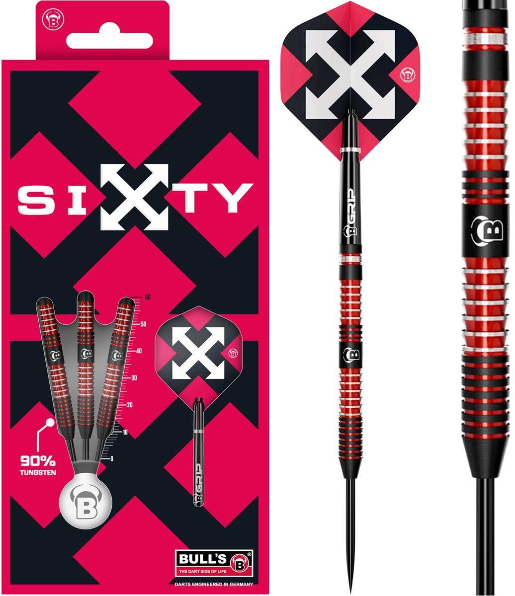 Bull´s Sixty S1 90% Steeldarts 21/23/25 Gramm Steeldarts