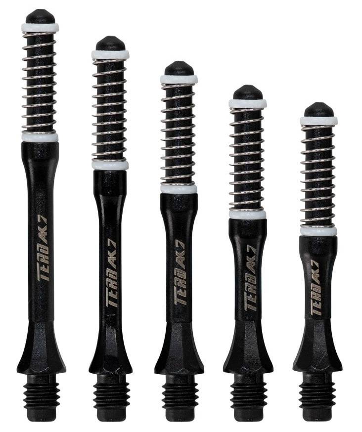 Cuesoul AK7 Tero Slim Dart Shaft Schwarz Shafts