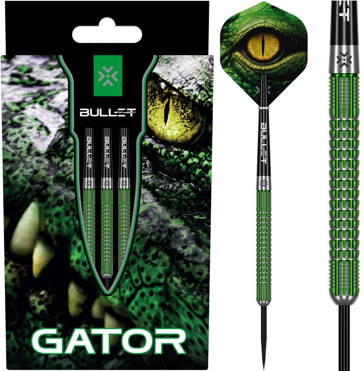 Bullet Gator 90% Steeldarts 22/23/24 Gramm Steeldarts