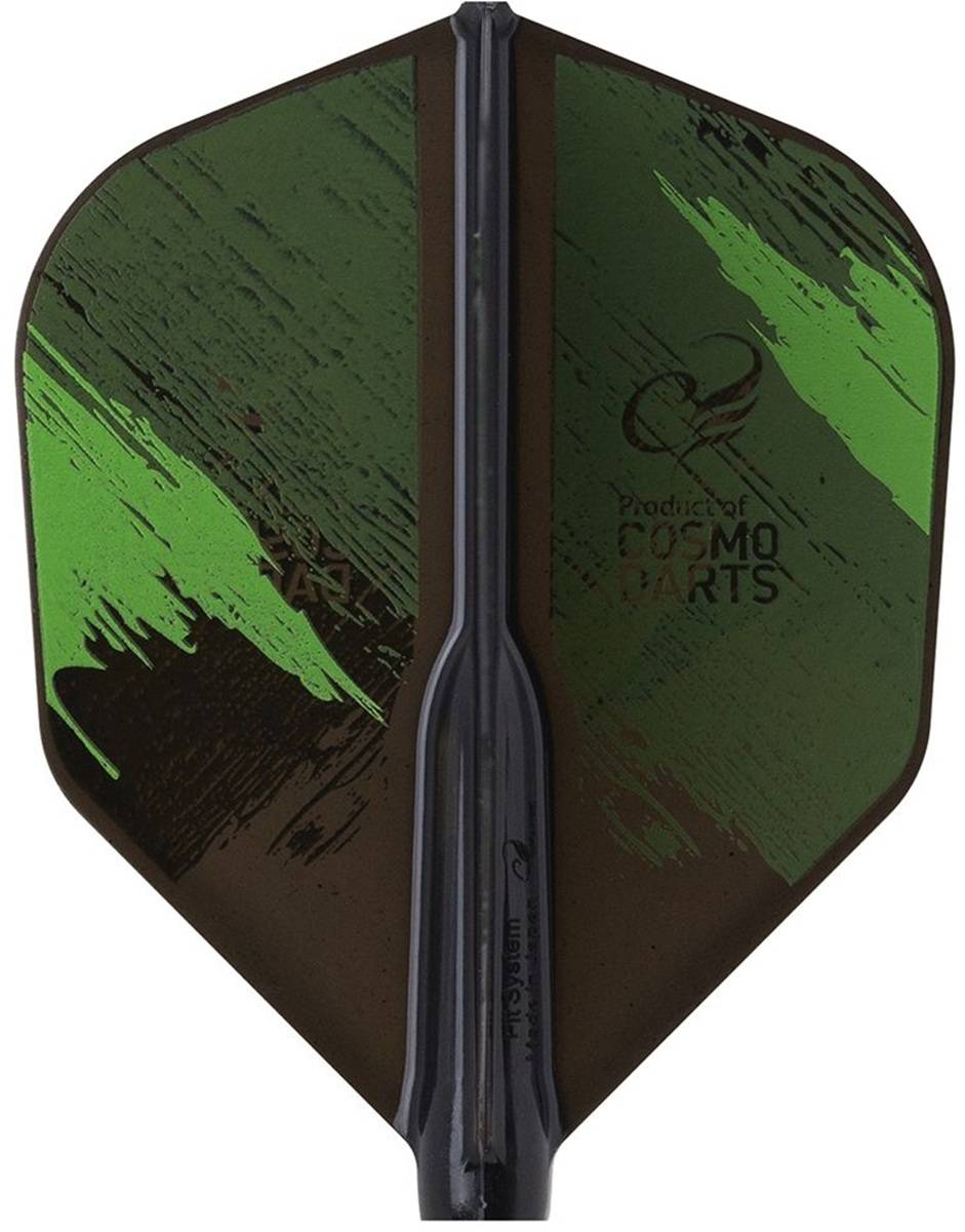 Cosmo Darts Fit Flights Air Printed Series Brush Stroke Shape Flights
