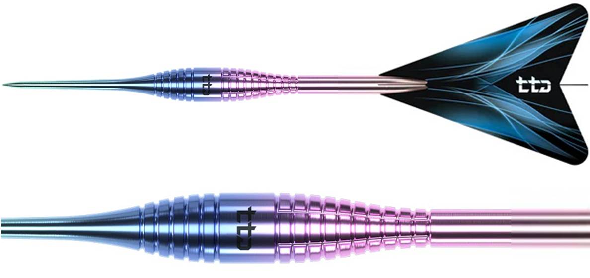 Caliburn TTD Dart T2 Rainbow Steeldarts 6 Gramm Steeldarts