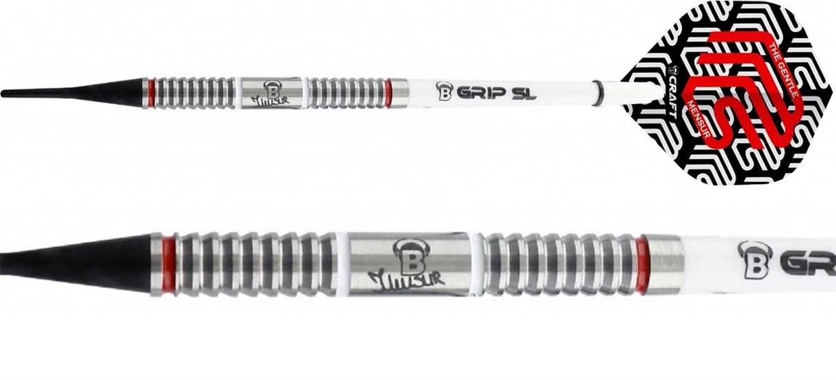BULL'S Mensur Suljovic D14 Softdarts 80% Tungsten 18 Gramm Softdarts