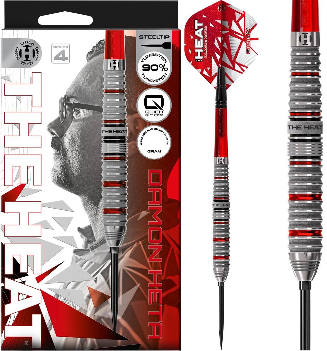Harrows Damon Heta G4 90% Steeldarts 21/23/24/25 Gramm Steeldarts