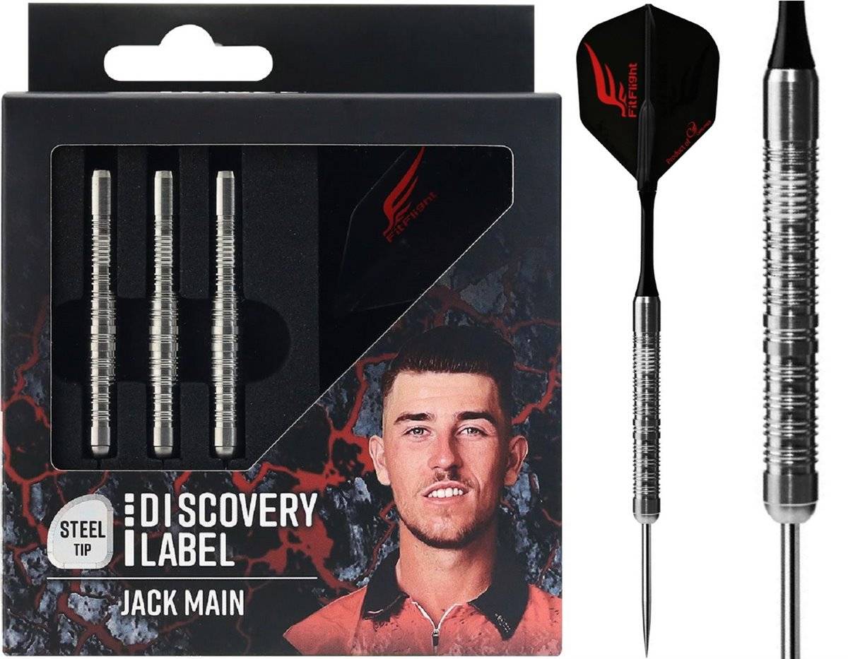 Cosmo Darts Discovery Label Jack Main Steeldart 23/25 Gram Steeldarts