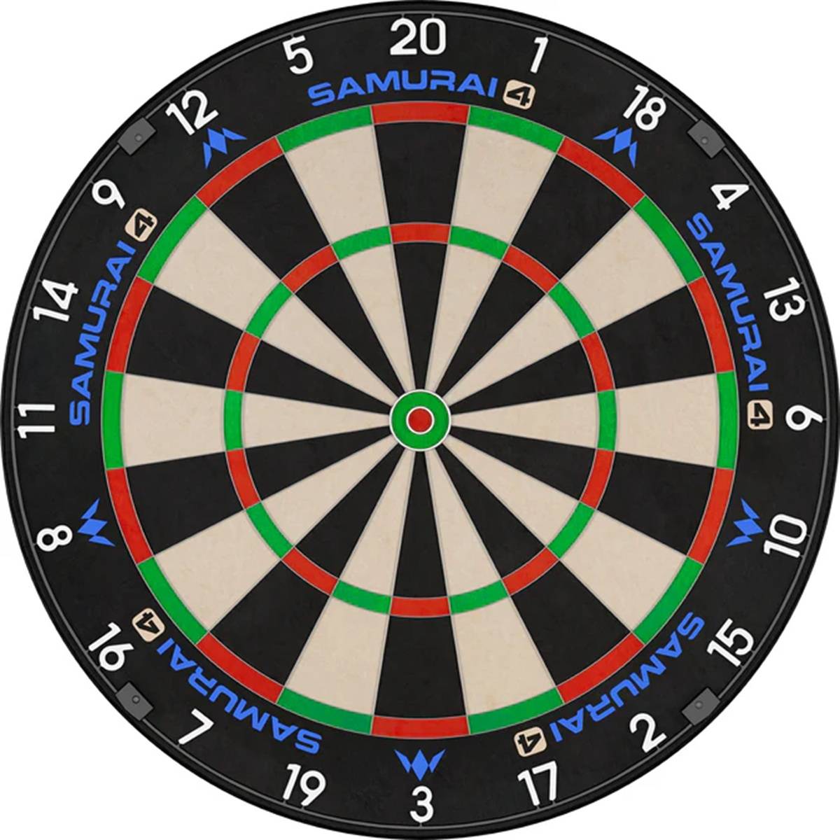 Mission Dartboard Samurai 4 Professional Level dünner Draht Bristle Board