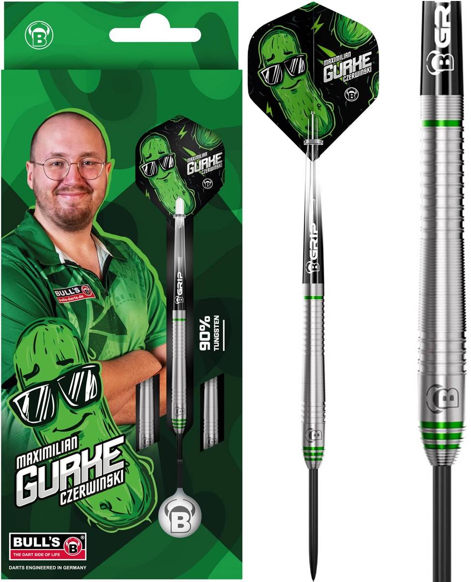 Bull´s Max Gurke Czerwinski 90% Steeldarts 23/25 Gramm Steeldarts