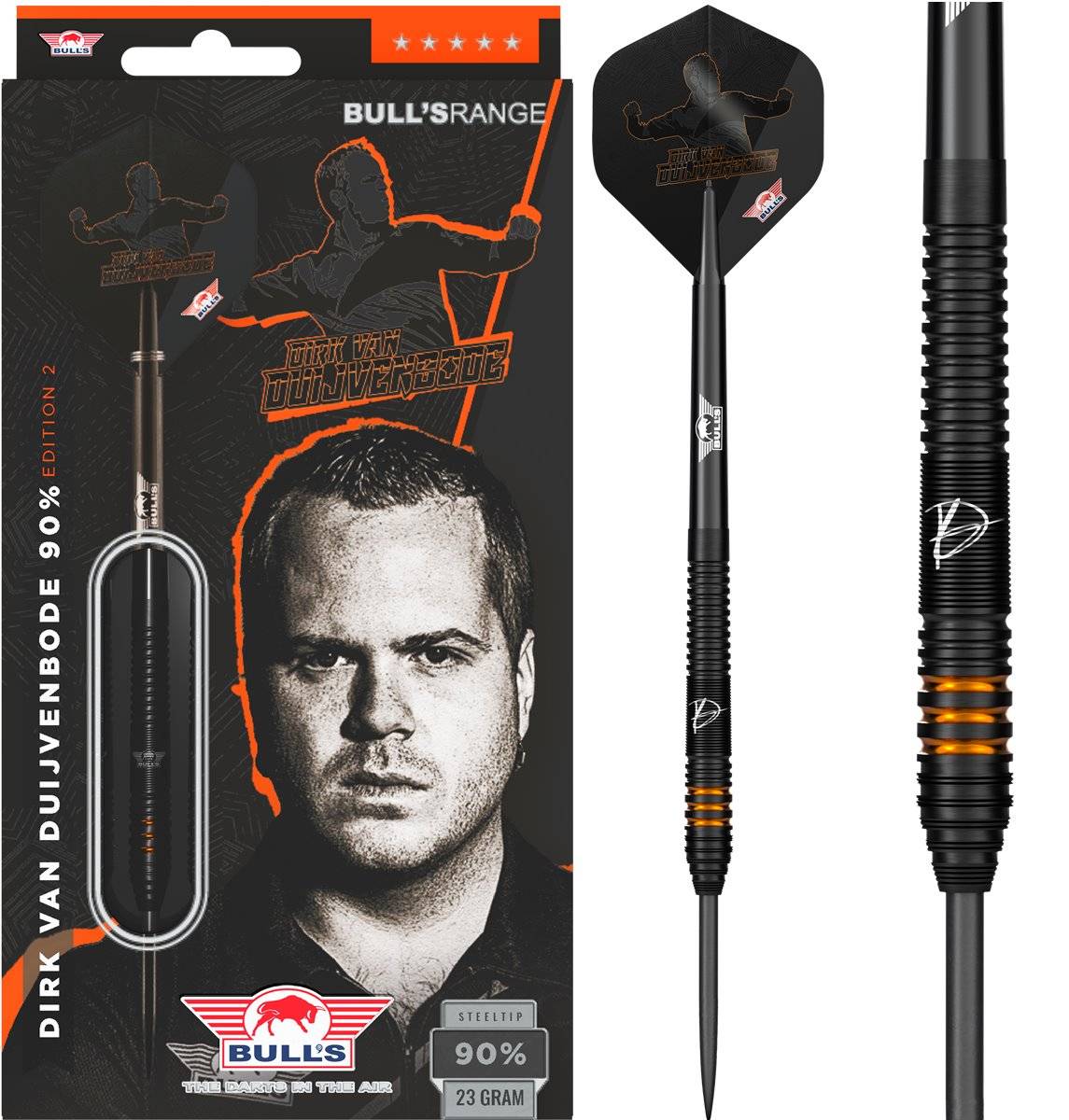 Bull´s Dirk van Duijvenbode E2 Gen2 23/24/25 Gramm Steel Dart Steeldarts