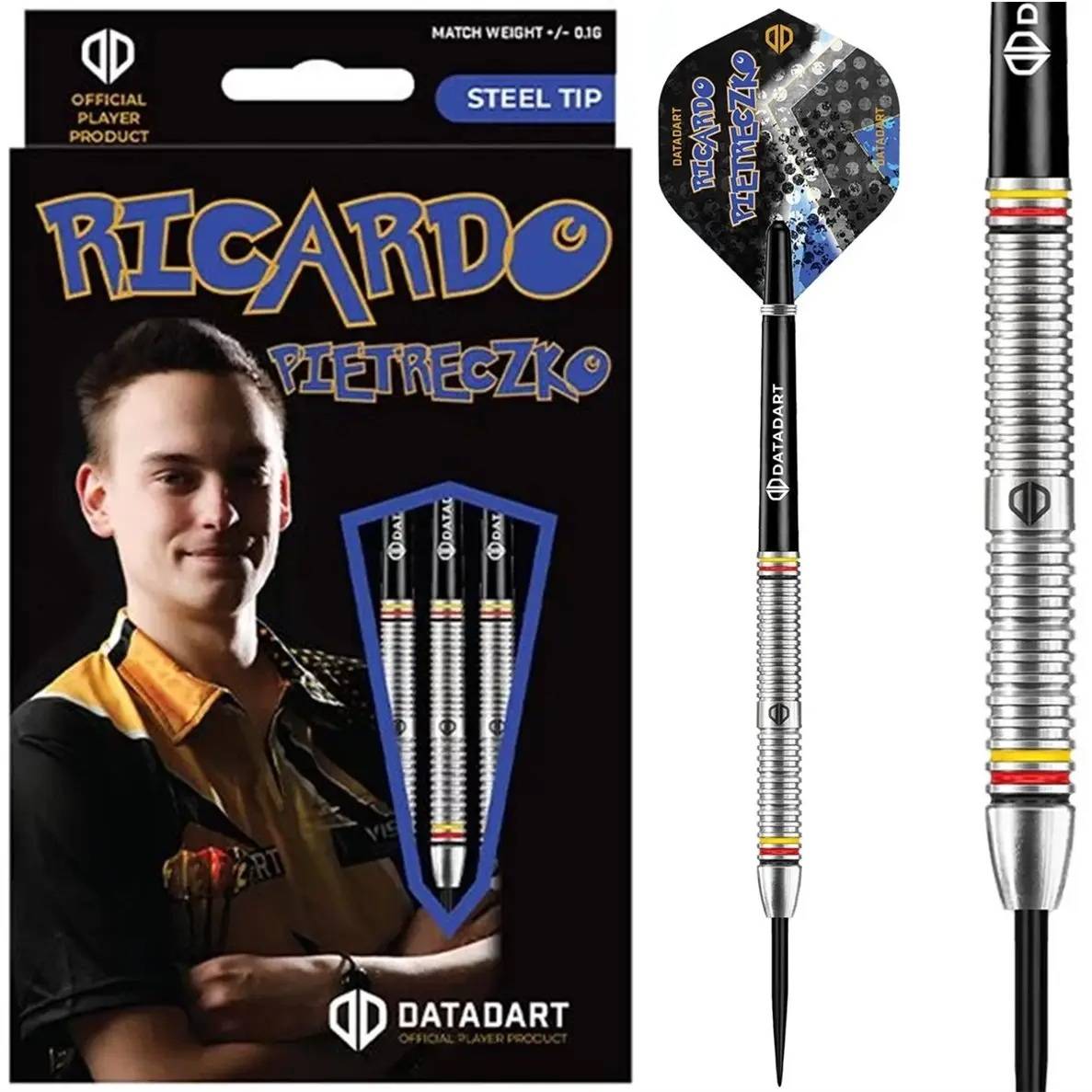 Datadart Ricardo Pietreczko 80% Steeldarts 23/24/25 Gramm Steeldarts